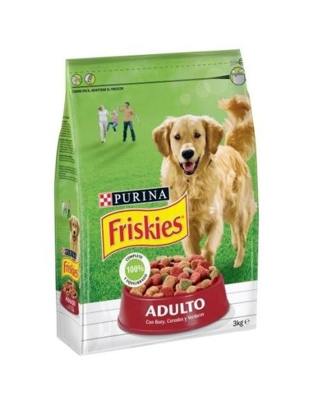 Pienso para perro FRISKIES Buey, ceraeles y verduras 3 kg